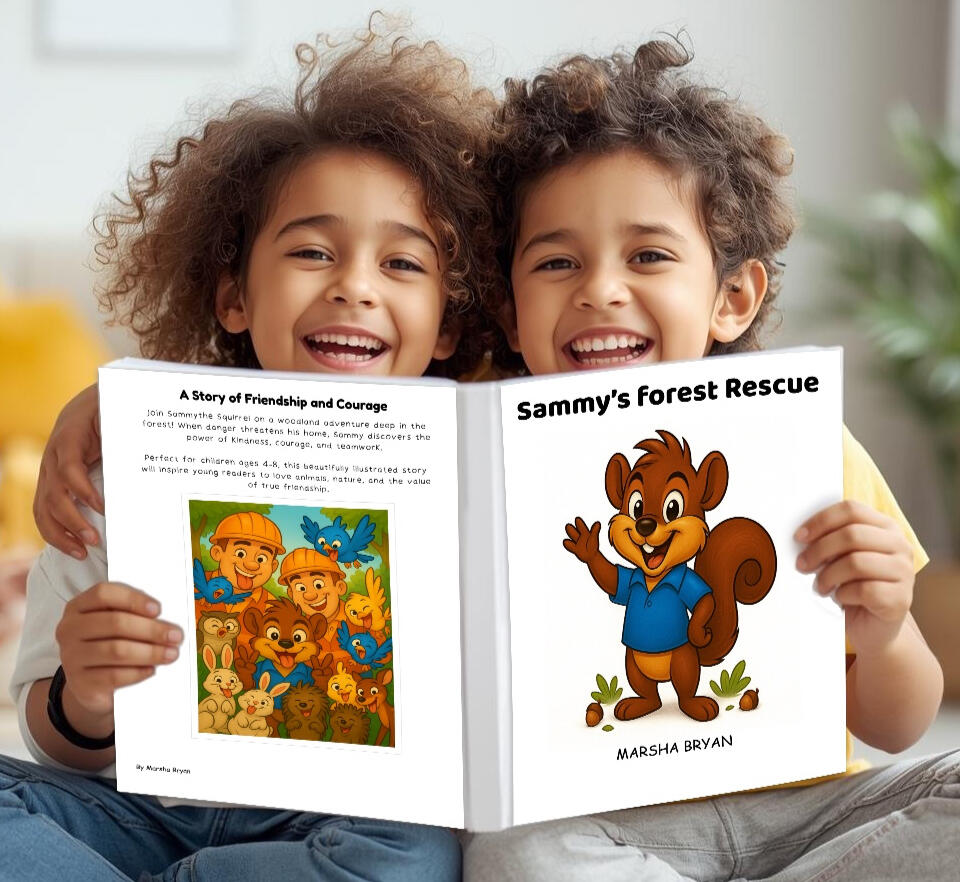 Sammy's Forest Rescue Sammy’s Forest Rescue children’s storybook cover – teamwork and forest adventure